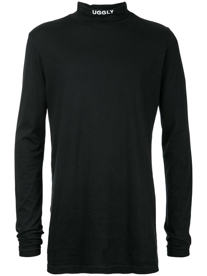 Ex Infinitas Uggly Roll Neck T-shirt - Black