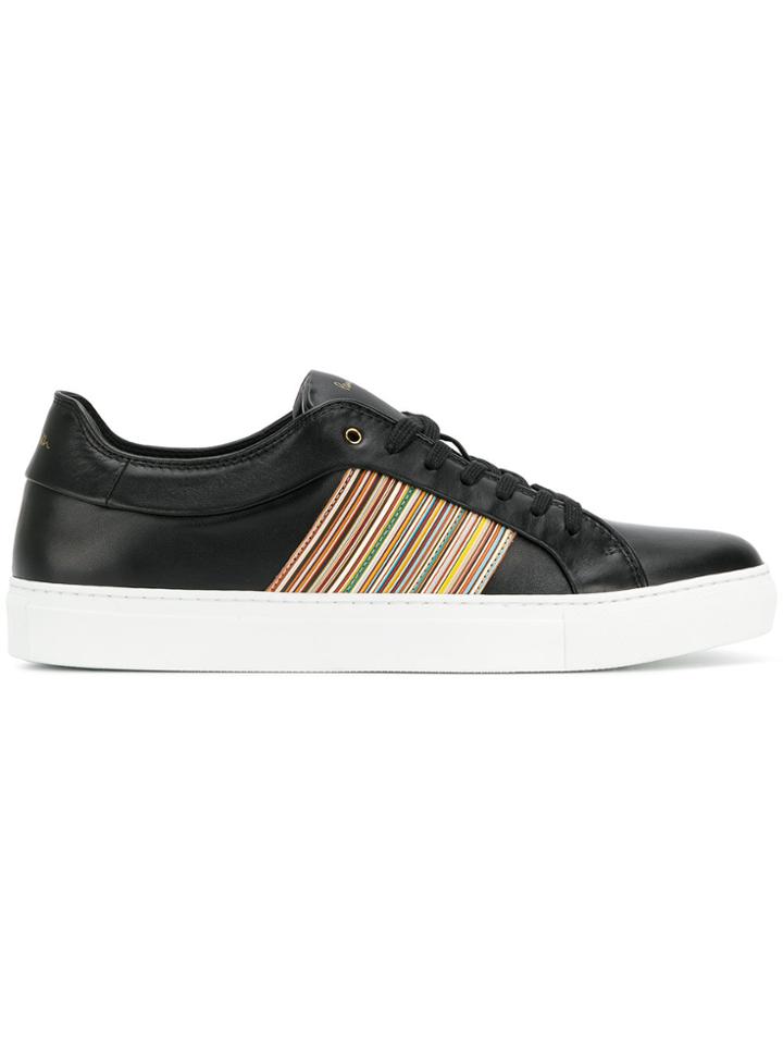 Paul Smith Side Stripes Sneakers - Black