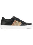 Paul Smith Side Stripes Sneakers - Black
