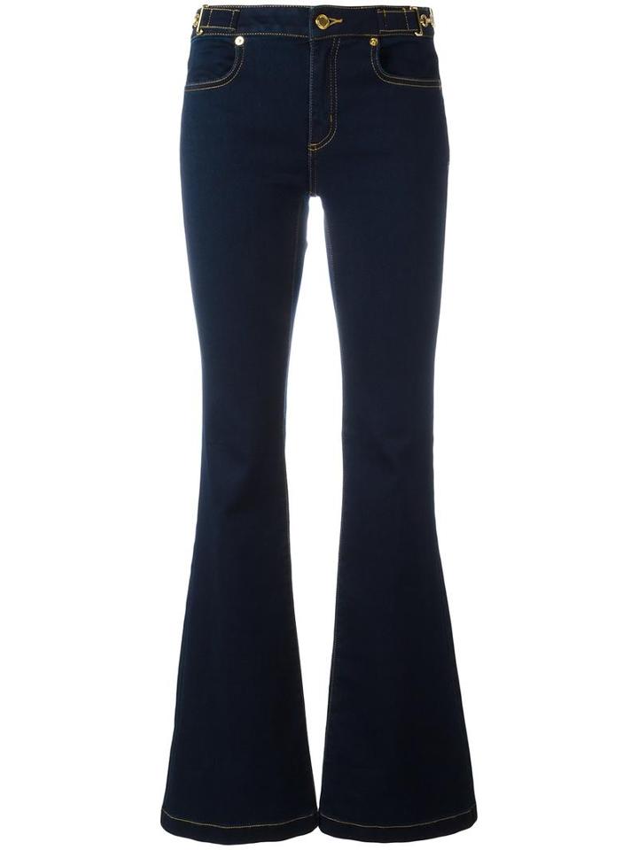 Michael Michael Kors - Flared Jeans - Women - Cotton/polyester/spandex/elastane - 4, Blue, Cotton/polyester/spandex/elastane