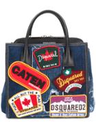 Dsquared2 Deana Patch Tote - Blue
