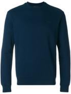 Emporio Armani Long-sleeve Fitted Sweater - Blue