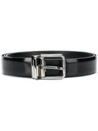 Dolce & Gabbana Classic Smooth Belt - Black