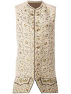 Great Unknown Vintage Great Unknown Embroidered Waistcoat - Neutrals