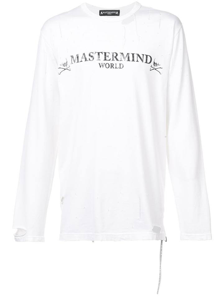 Mastermind Japan Logo Print T-shirt - White