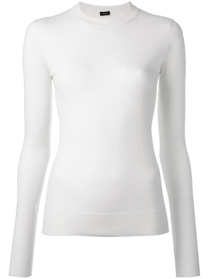 Joseph - Plain Sweatshirt - Women - Cashmere - Xs, Women's, White, Cashmere
