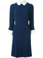 Steffen Schraut Flared Shirt Dress, Women's, Size: 36, Blue, Polyester