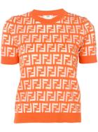 Fendi Logo T-shirt - Orange