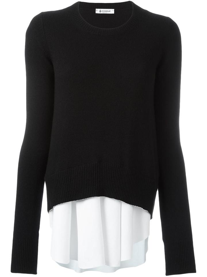 Dondup 'annistan' Jumper, Women's, Size: Medium, Black, Polyamide/viscose/cashmere/wool