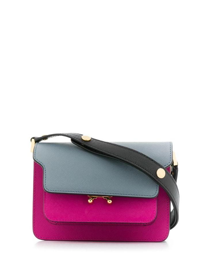 Marni Trunk Colourblock Tote - Pink