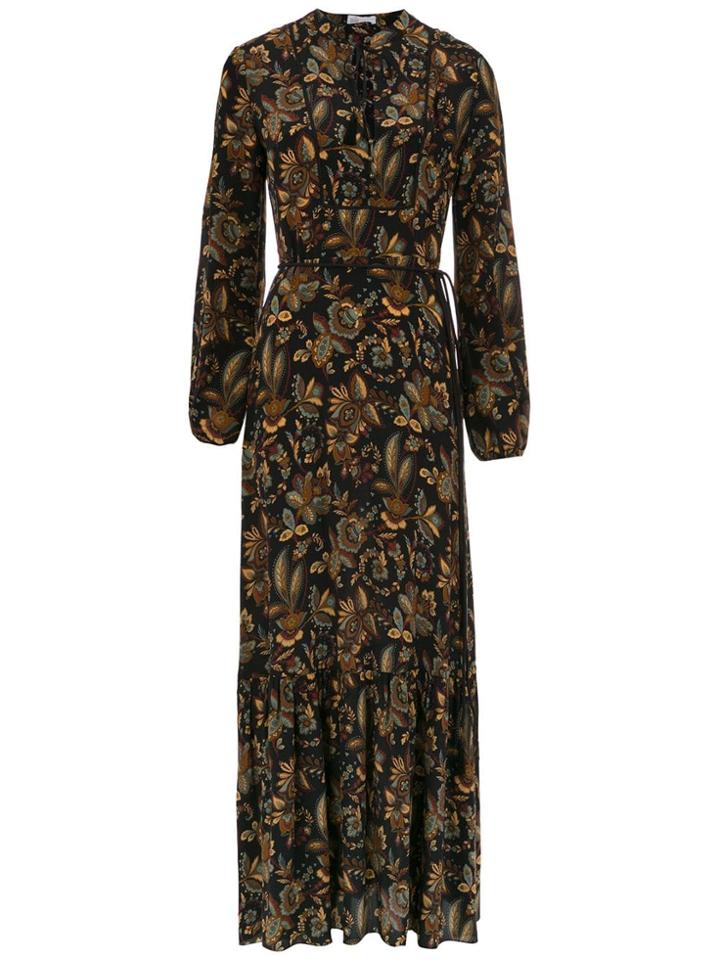 Nk Printed Long Dress - Black