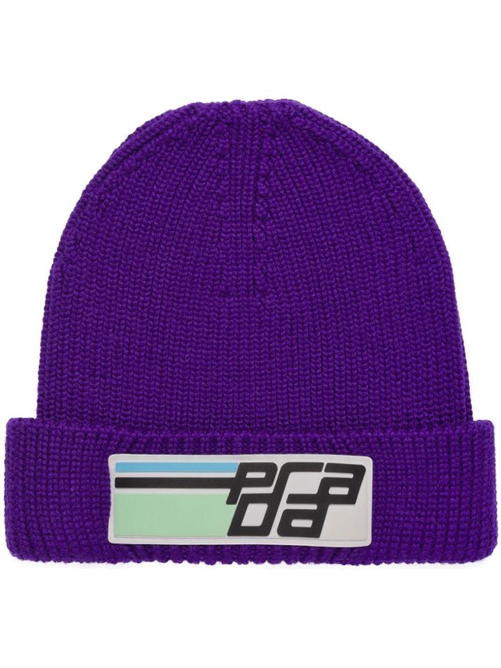 Prada Wool Cap - Pink & Purple