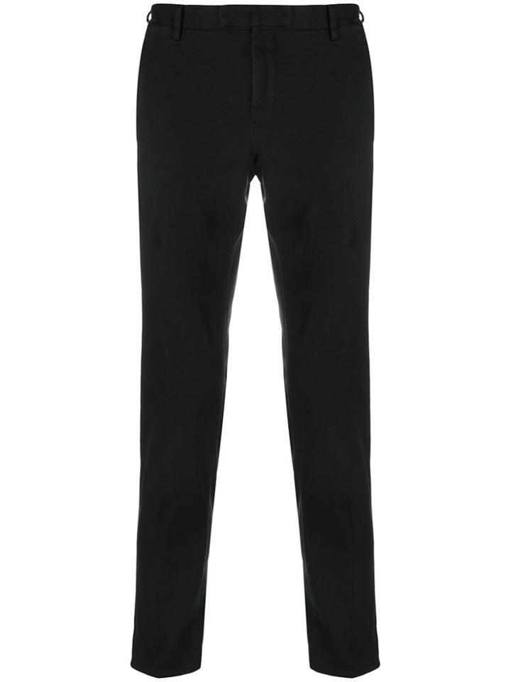 Pt01 Classic Fit Chino Trousers - Black