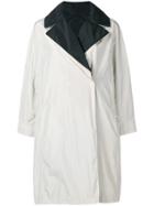 Max Mara Wide Lapelled Raincoat - Neutrals
