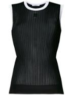 Givenchy Ribbed Vest Top - Black