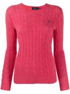 Polo Ralph Lauren Cable Knit Long Sleeve Jumper - Red
