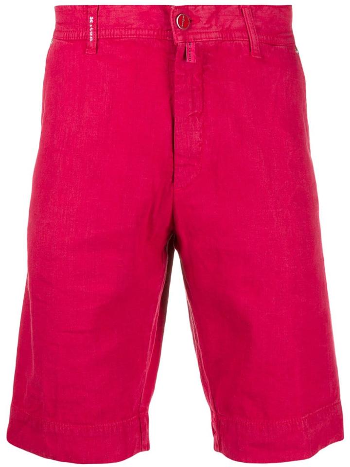Kiton Bermuda Shorts - Red