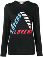 Malaika Raiss Lovers Print Sweatshirt - Black
