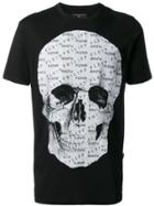 Philipp Plein Skull Print Logo T-shirt - Black