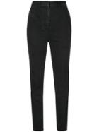 Tibi Jamie Flat Front Jeans - Black
