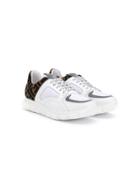 Fendi Kids Teen Ff Panel Sneakers - White