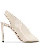 Jimmy Choo Shar 100 Sandals - Neutrals