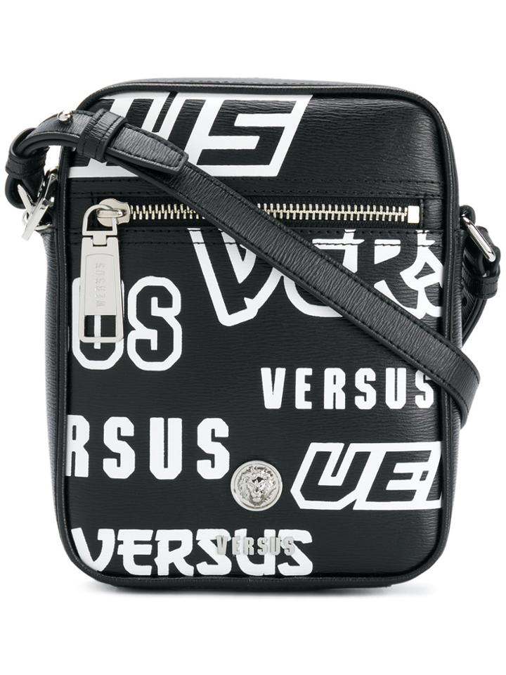 Versus Graffiti Shoulder Bag - Black