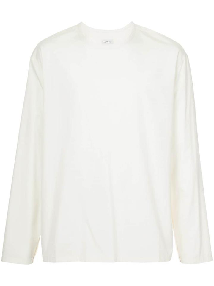 Lemaire Long-sleeve Fitted Top - White