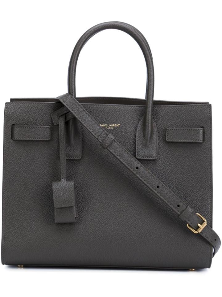 Saint Laurent Baby 'sac De Jour' Tote, Women's, Grey