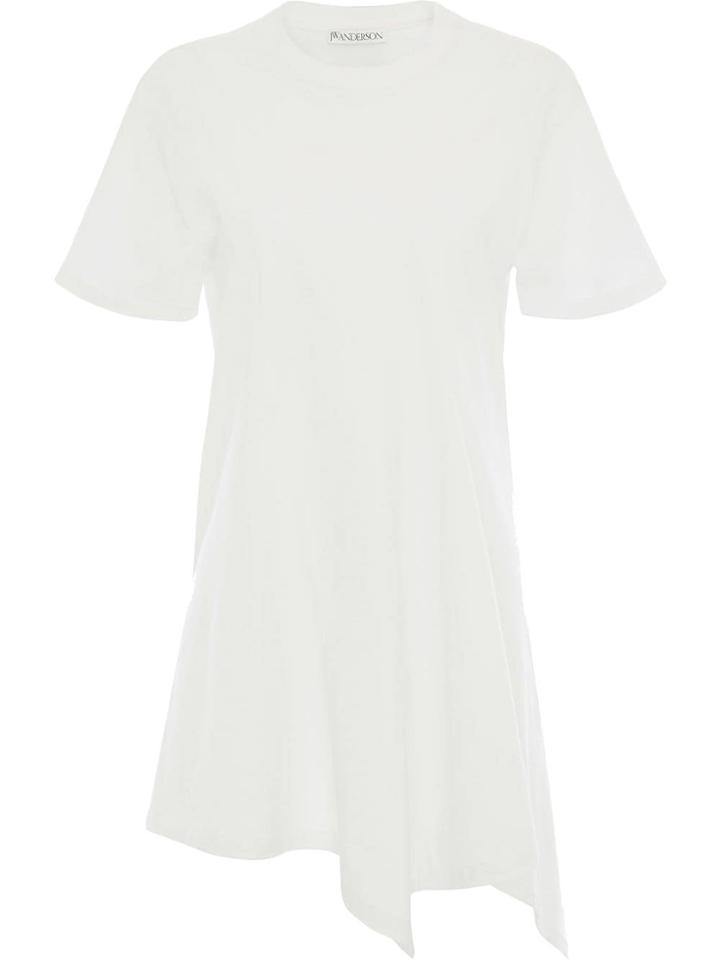 Jw Anderson Panelled Handkerchief T-shirt - White
