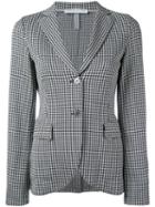 Harris Wharf London - Houndstooth Pattern Blazer - Women - Cotton - 42, Black, Cotton