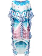 Temperley London Cote Sunshade Kaftan Dress - Blue