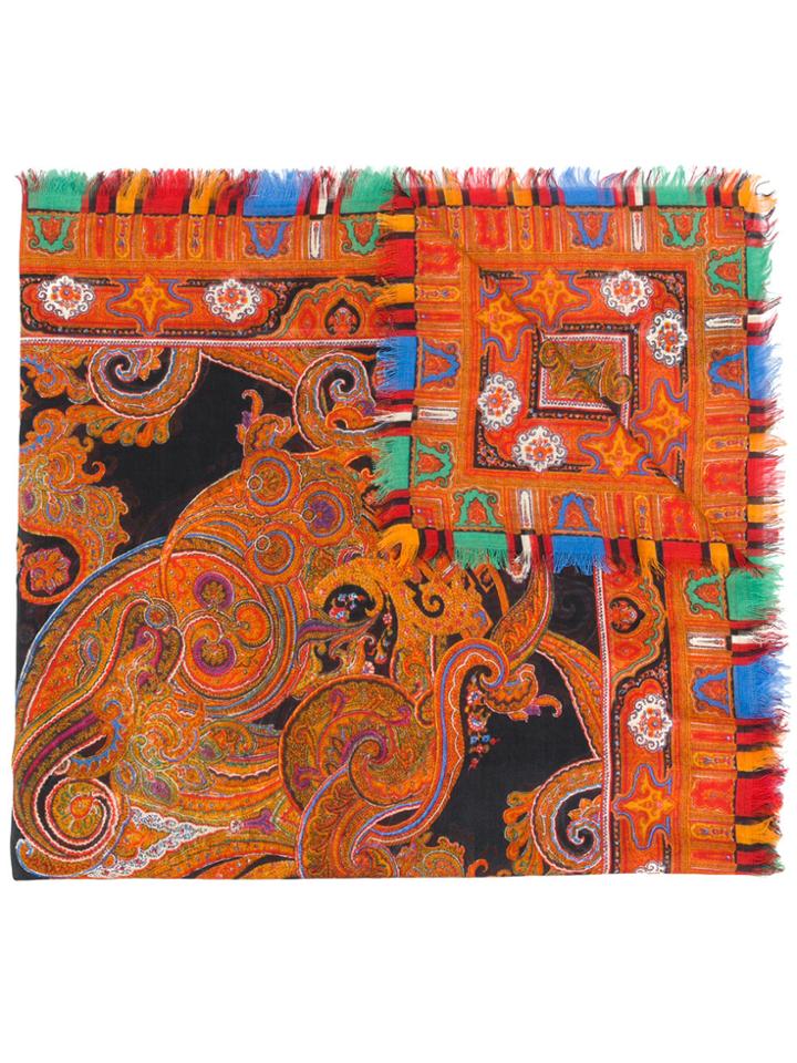 Alexander Mcqueen Paisley Scarf - Multicolour