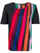 Ps Paul Smith Slanted Stripe T-shirt - Black