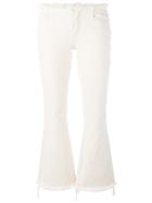 Marques'almeida Fray Hem Flared Trousers - White