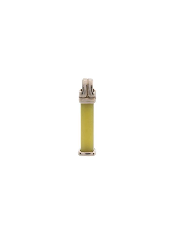 Fernando Jorge 18k Gold Bar Pendant - Metallic
