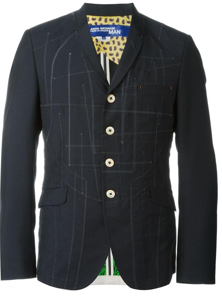 Junya Watanabe Comme Des Garçons Man Stitch Detail Blazer