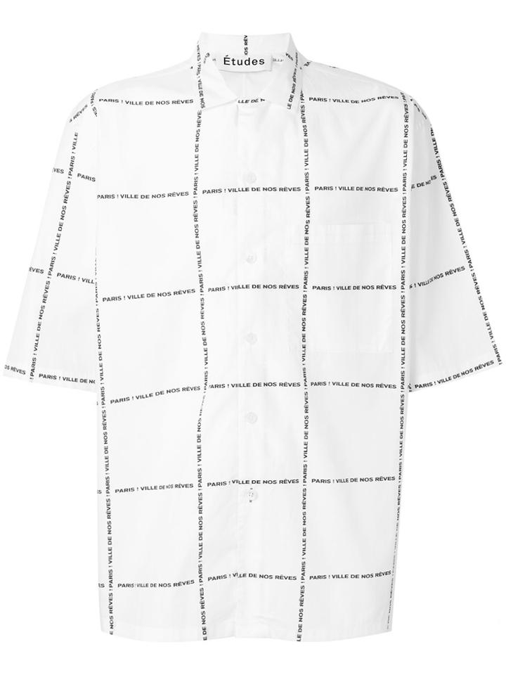 Études Souvenir Paris Rêve Shirt - White