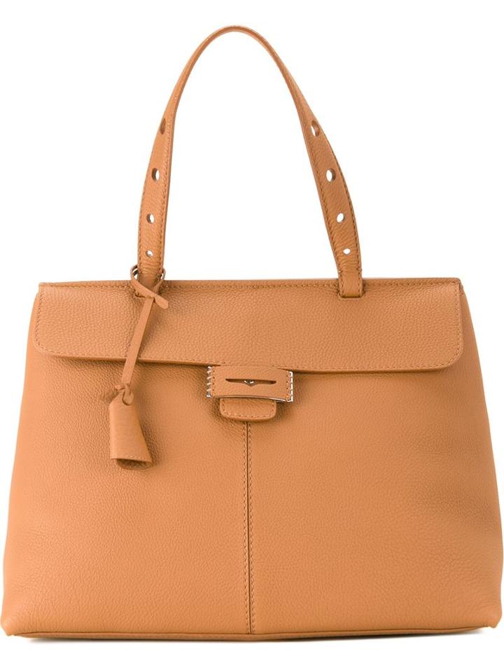 Myriam Schaefer Lord Tote, Women's, Brown, Calf Leather