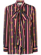 Gucci Chain Belt Stamp Shirt - Multicolour