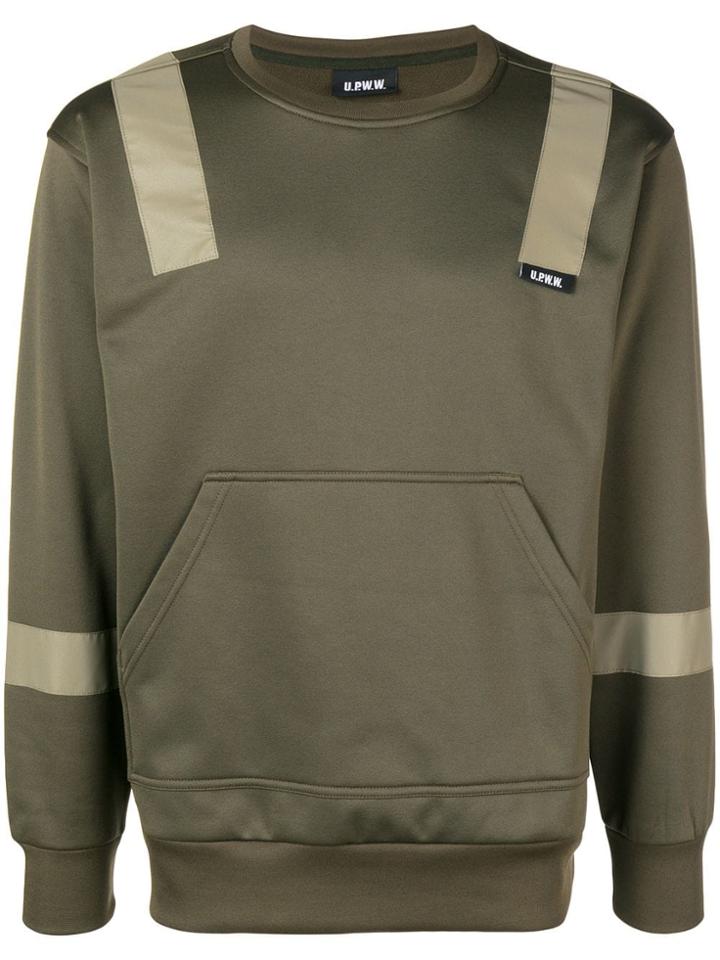 U.p.w.w. Stripe Detail Sweatshirt - Green