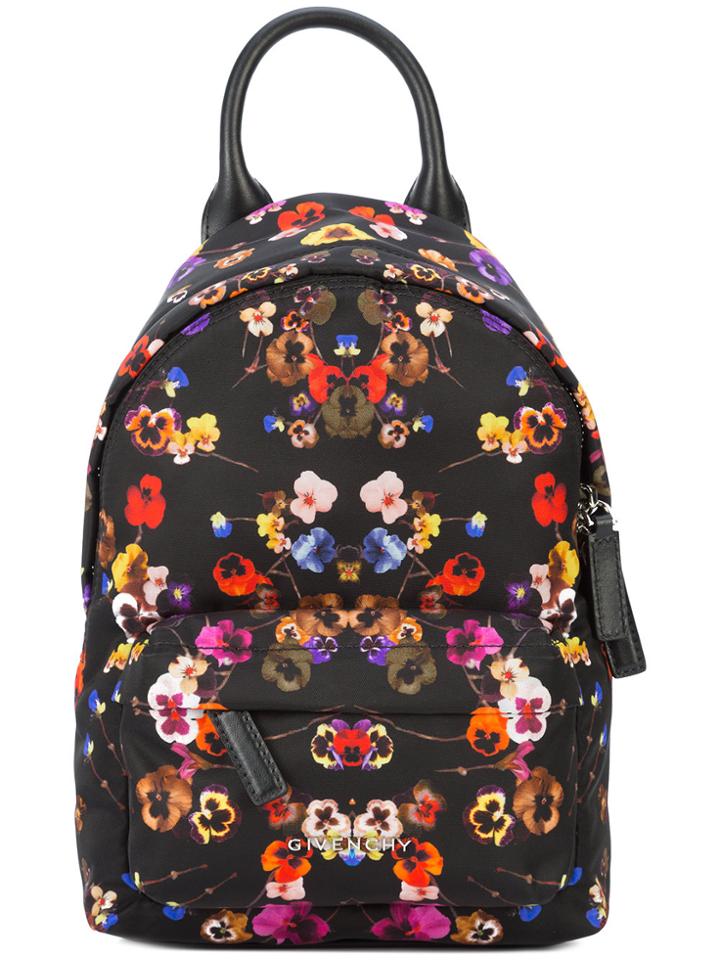Givenchy Floral Backpack - Black