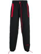 Represent Side Stripe Track Pants - Black