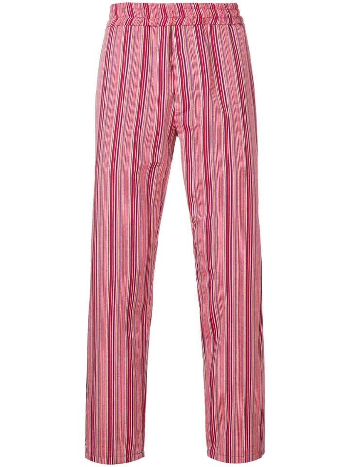 Paura Striped Tapered Trousers