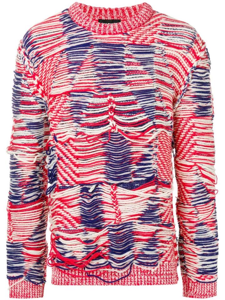 Calvin Klein 205w39nyc American Coloured Knit Sweater