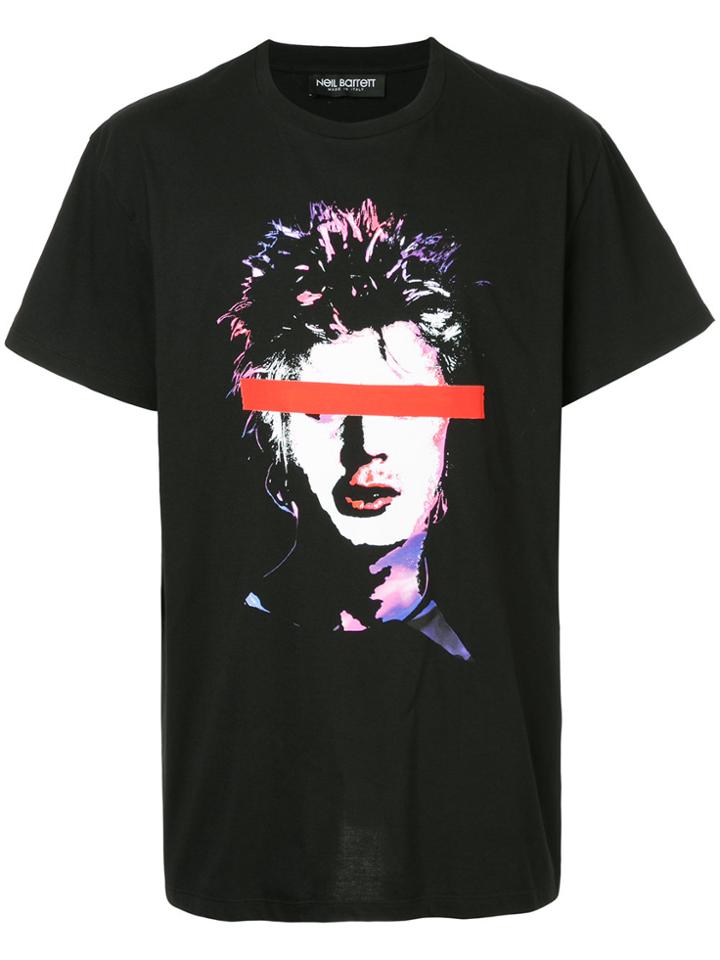 Neil Barrett Nick Cave Printed T-shirt - Black