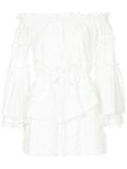 Aje. Off Shoulder Dress - White