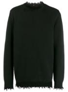 R13 Distressed Sweater - Black