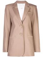 Tibi Tailored Blazer Jacket - Brown