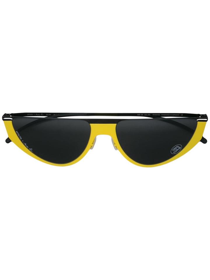 Mykita Cat Eye Sunglasses - Yellow & Orange